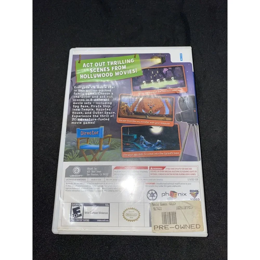Wii Movie games 20‎ party blockbuster